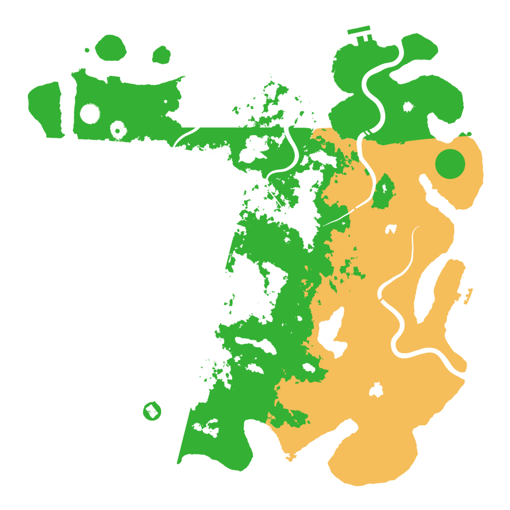 Biome Rust Map: Procedural Map, Size: 4510, Seed: 1235534442