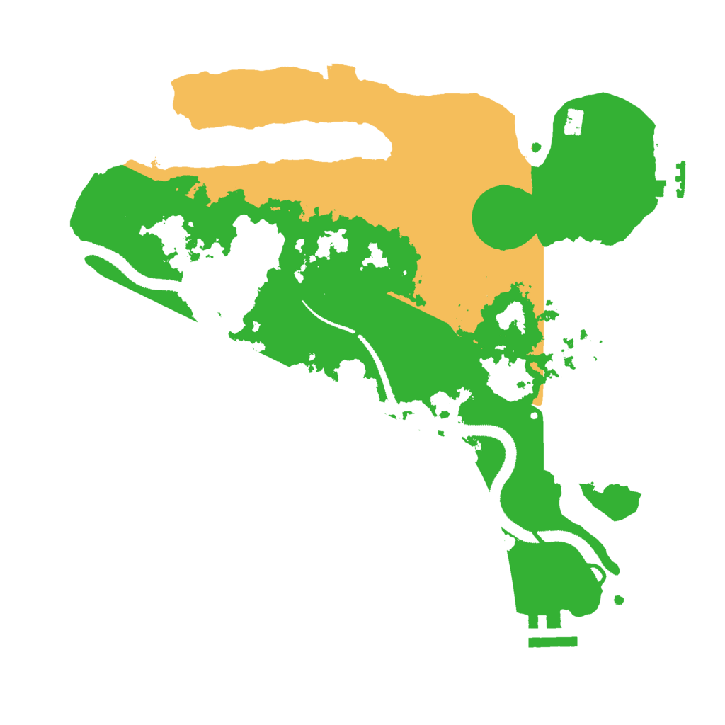 Biome Rust Map: Procedural Map, Size: 3000, Seed: 97362