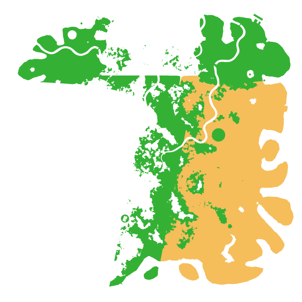 Biome Rust Map: Procedural Map, Size: 6000, Seed: 1448673568