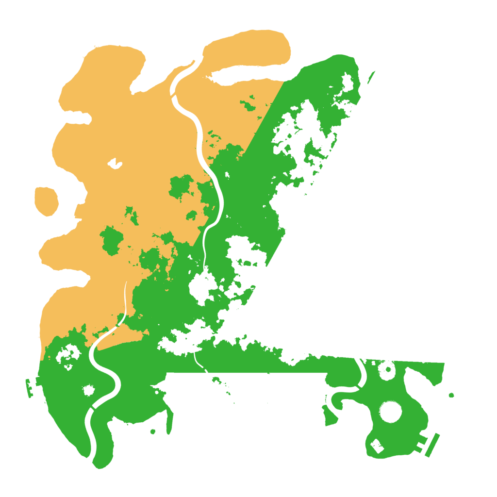 Biome Rust Map: Procedural Map, Size: 4000, Seed: 142534215