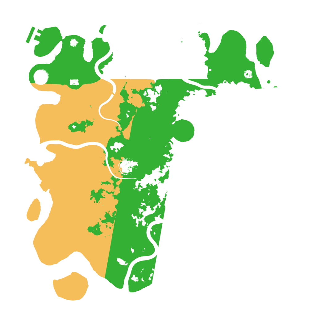 Biome Rust Map: Procedural Map, Size: 3800, Seed: 893
