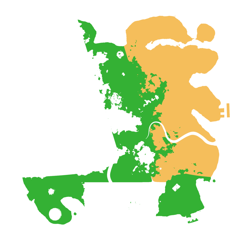 Biome Rust Map: Procedural Map, Size: 3500, Seed: 702636966