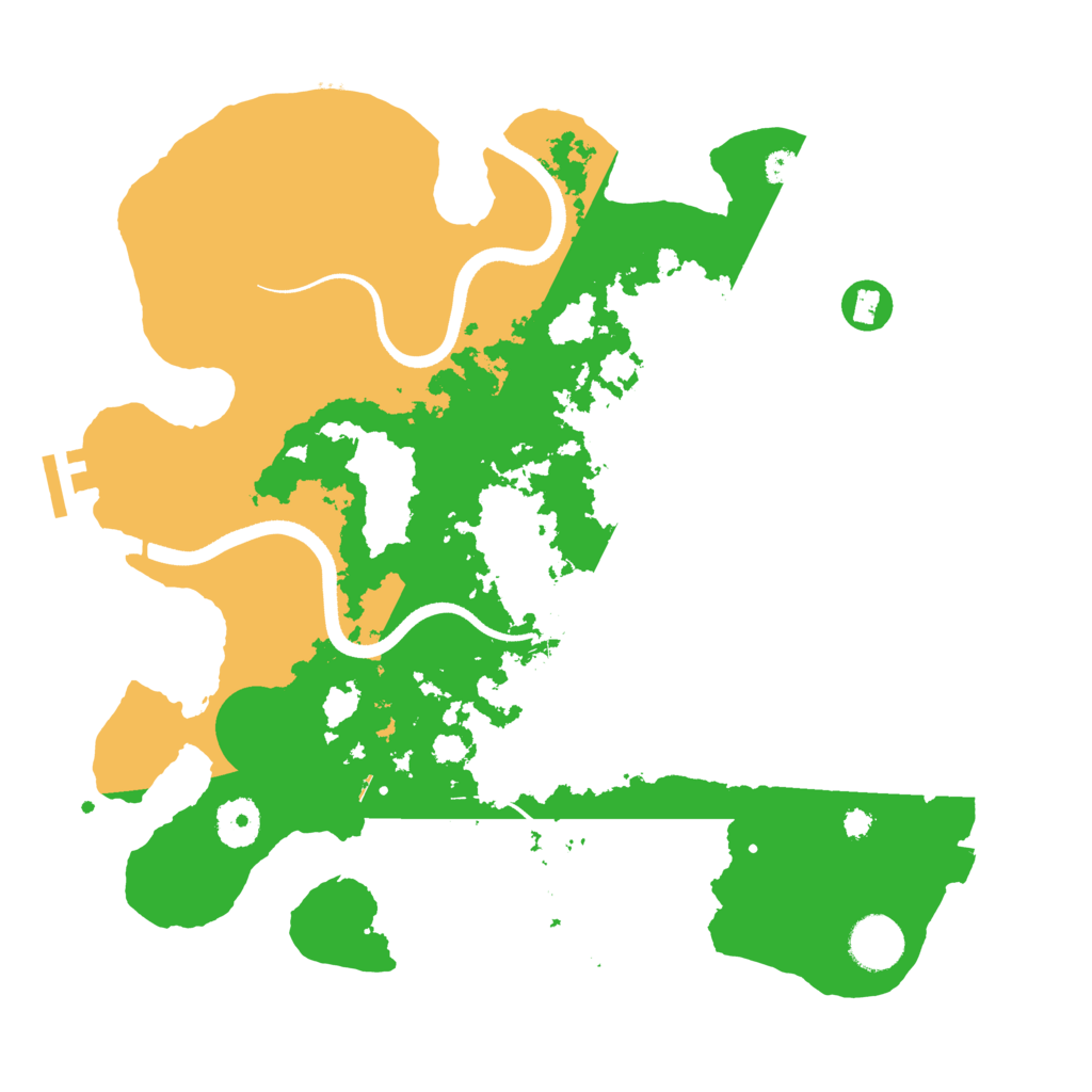 Biome Rust Map: Procedural Map, Size: 3500, Seed: 211711017