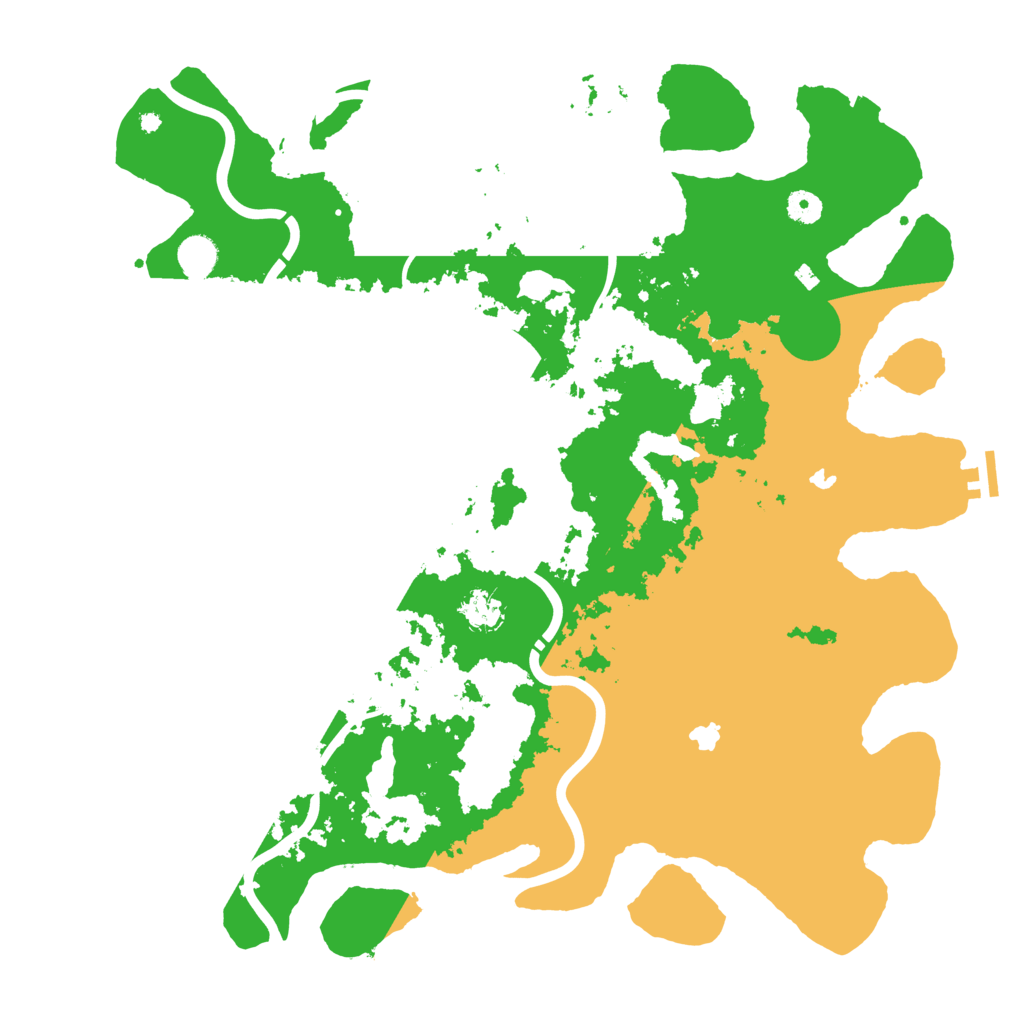Biome Rust Map: Procedural Map, Size: 4500, Seed: 801523