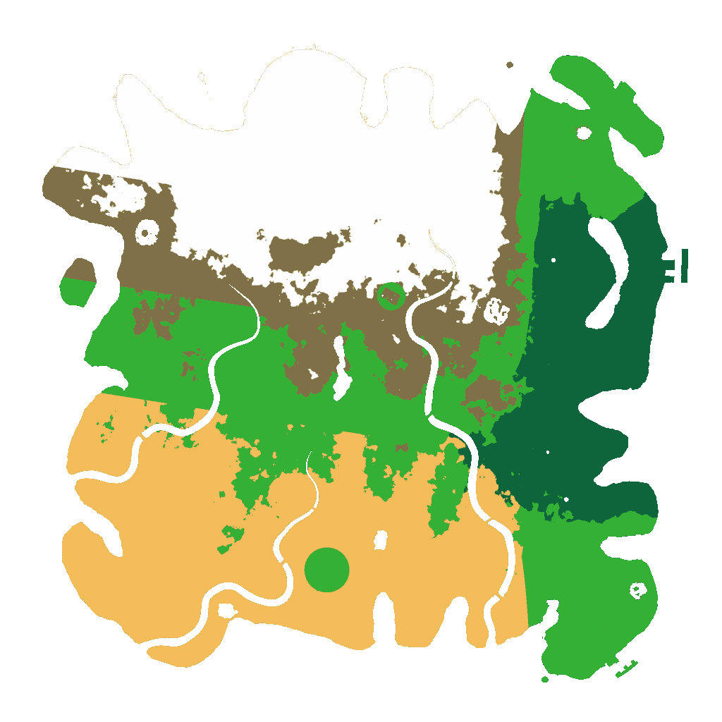 Biome Rust Map: Procedural Map, Size: 4250, Seed: 300825297