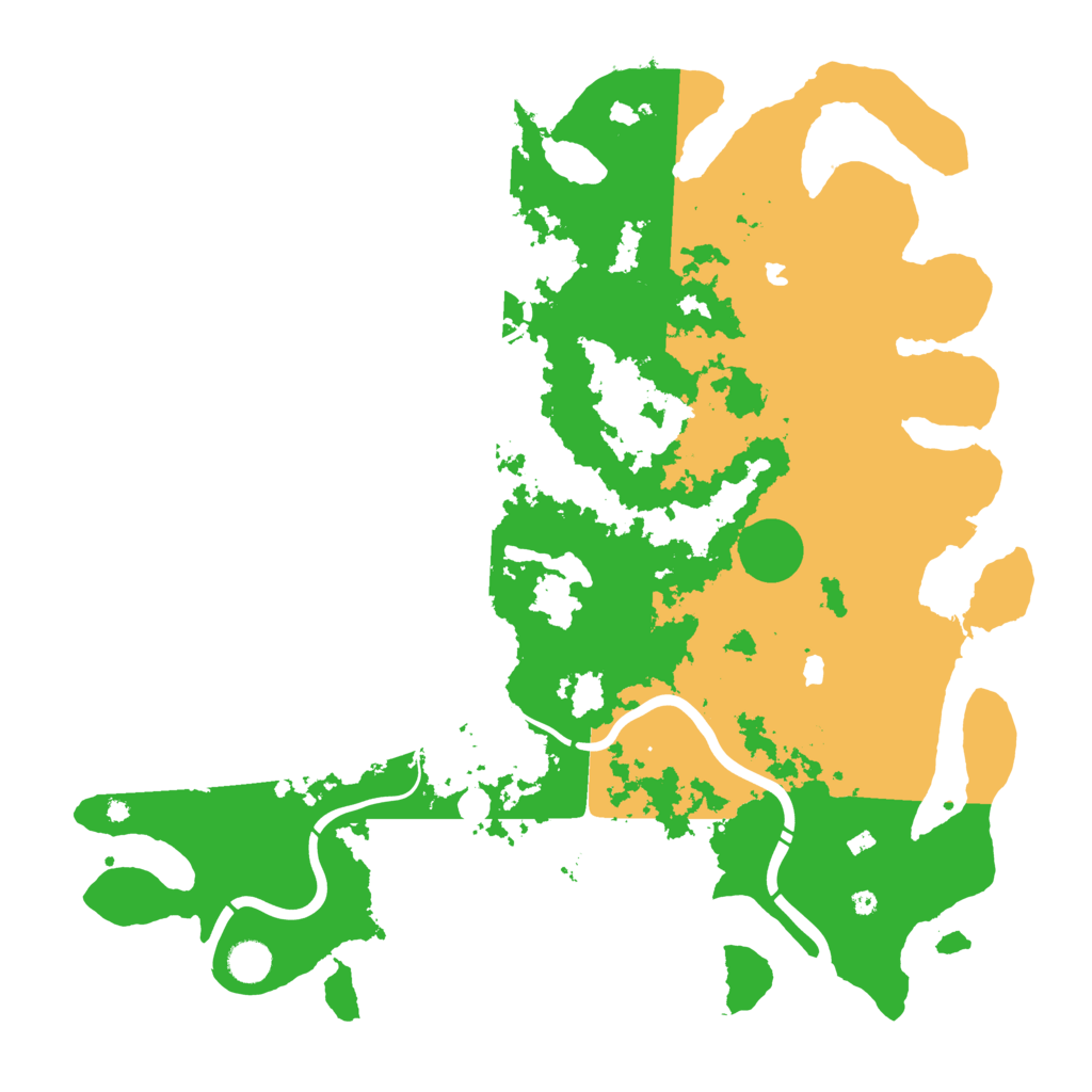Biome Rust Map: Procedural Map, Size: 4500, Seed: 981907749