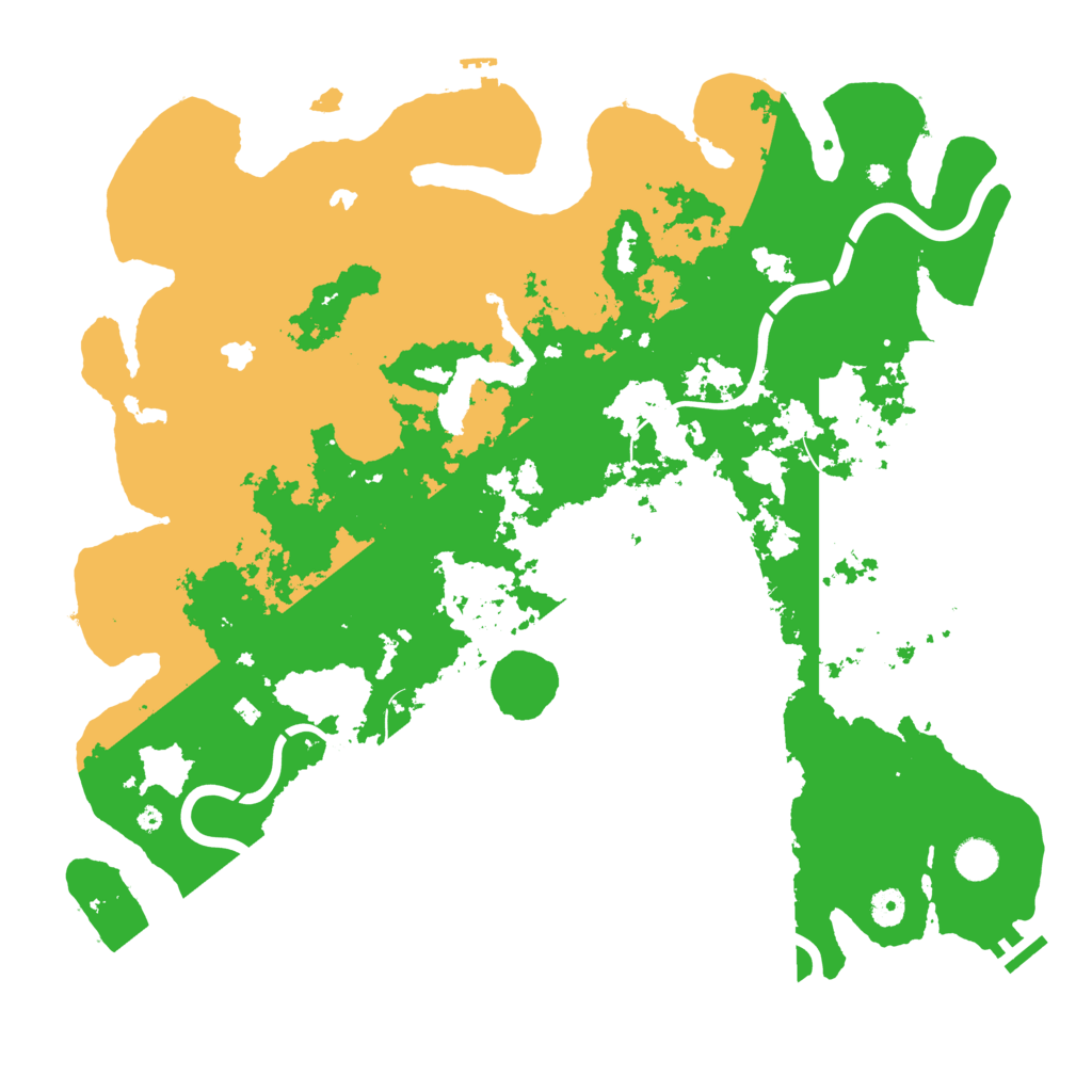 Biome Rust Map: Procedural Map, Size: 4500, Seed: 848041665