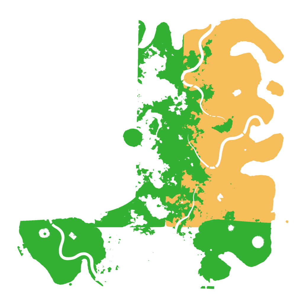 Biome Rust Map: Procedural Map, Size: 4500, Seed: 1752808034