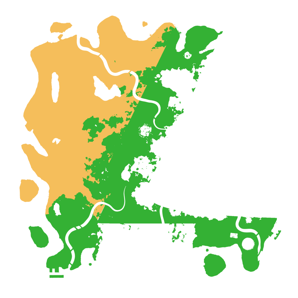 Biome Rust Map: Procedural Map, Size: 4250, Seed: 832957578