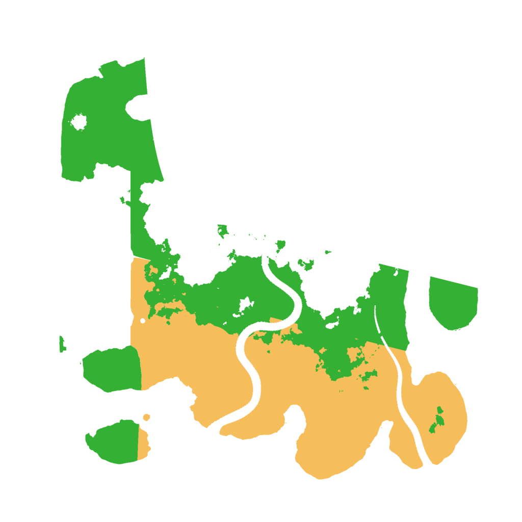 Biome Rust Map: Procedural Map, Size: 3000, Seed: 3652482