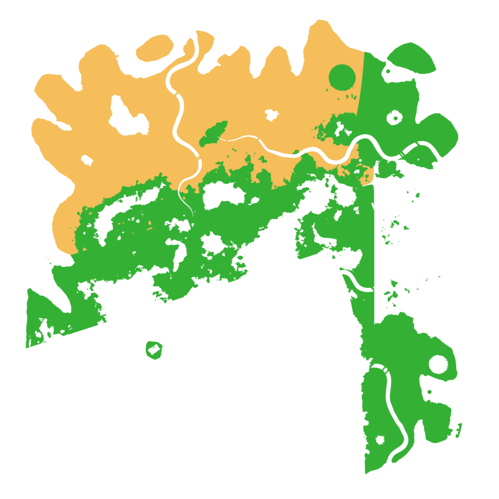 Biome Rust Map: Procedural Map, Size: 5000, Seed: 777009