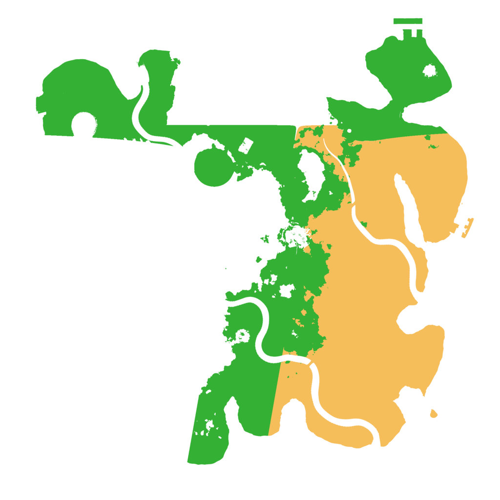 Biome Rust Map: Procedural Map, Size: 3500, Seed: 2089494253