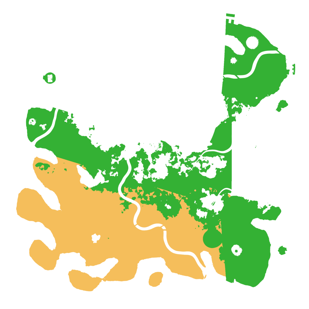 Biome Rust Map: Procedural Map, Size: 4400, Seed: 3548117