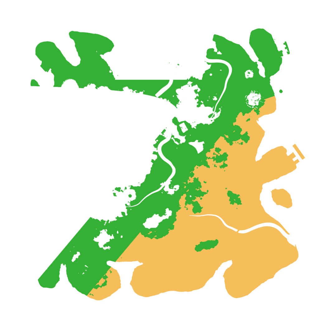 Biome Rust Map: Procedural Map, Size: 3750, Seed: 592671