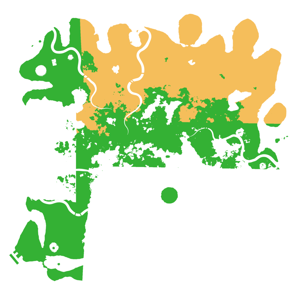 Biome Rust Map: Procedural Map, Size: 5000, Seed: 546556484