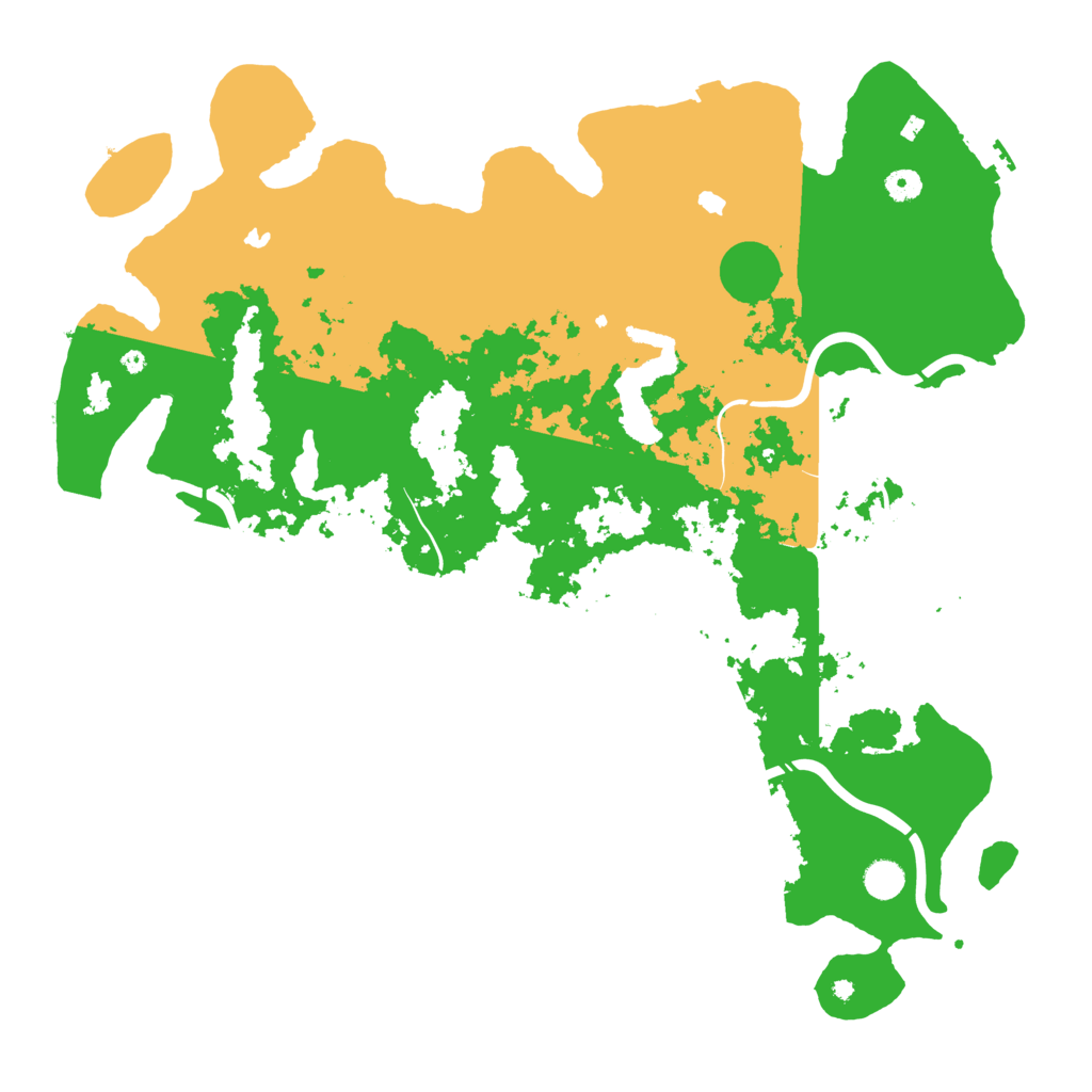 Biome Rust Map: Procedural Map, Size: 4800, Seed: 1989720538