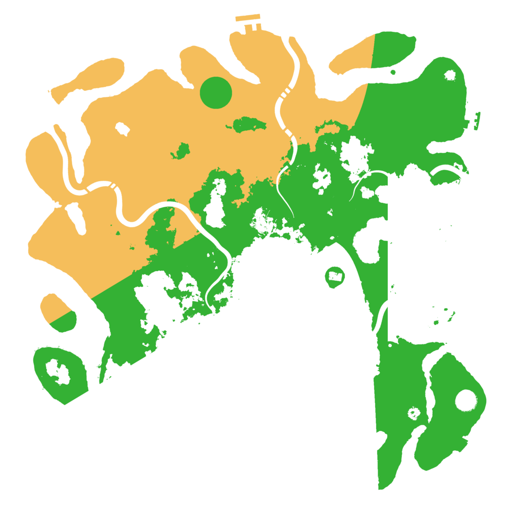 Biome Rust Map: Procedural Map, Size: 4250, Seed: 1752400757