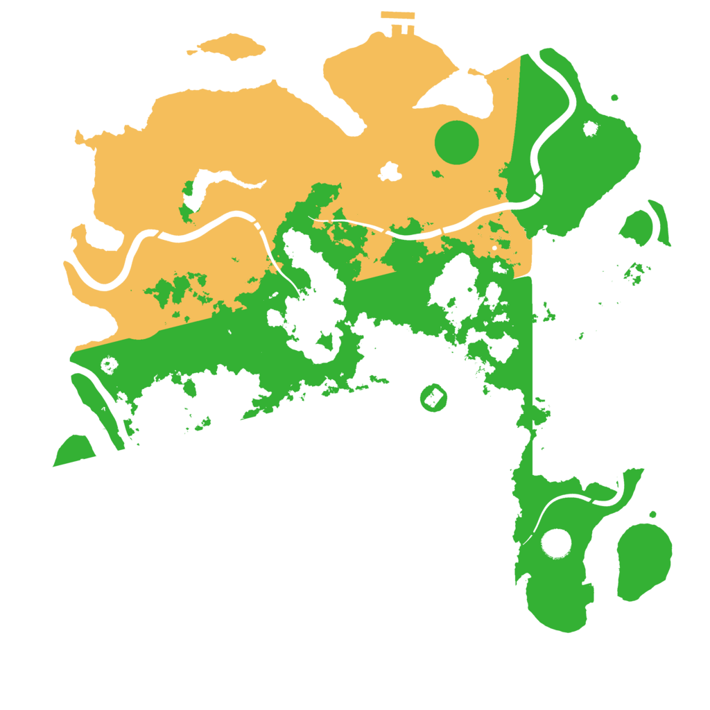 Biome Rust Map: Procedural Map, Size: 4250, Seed: 570266031