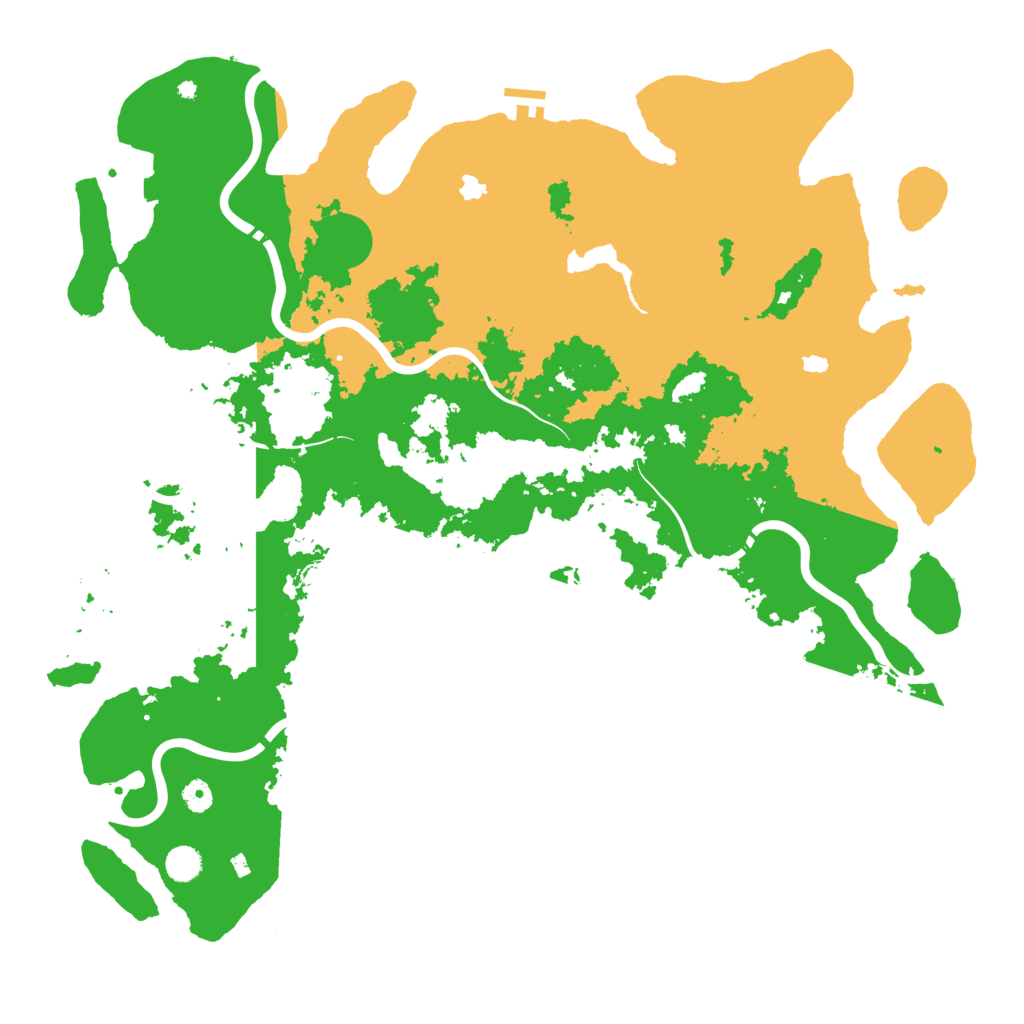 Biome Rust Map: Procedural Map, Size: 5000, Seed: 458123871