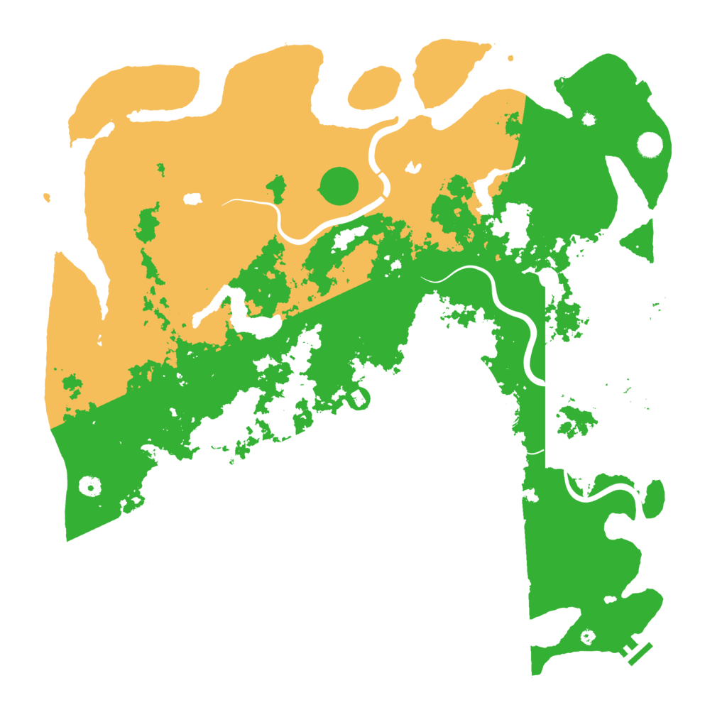 Biome Rust Map: Procedural Map, Size: 5000, Seed: 1057748119