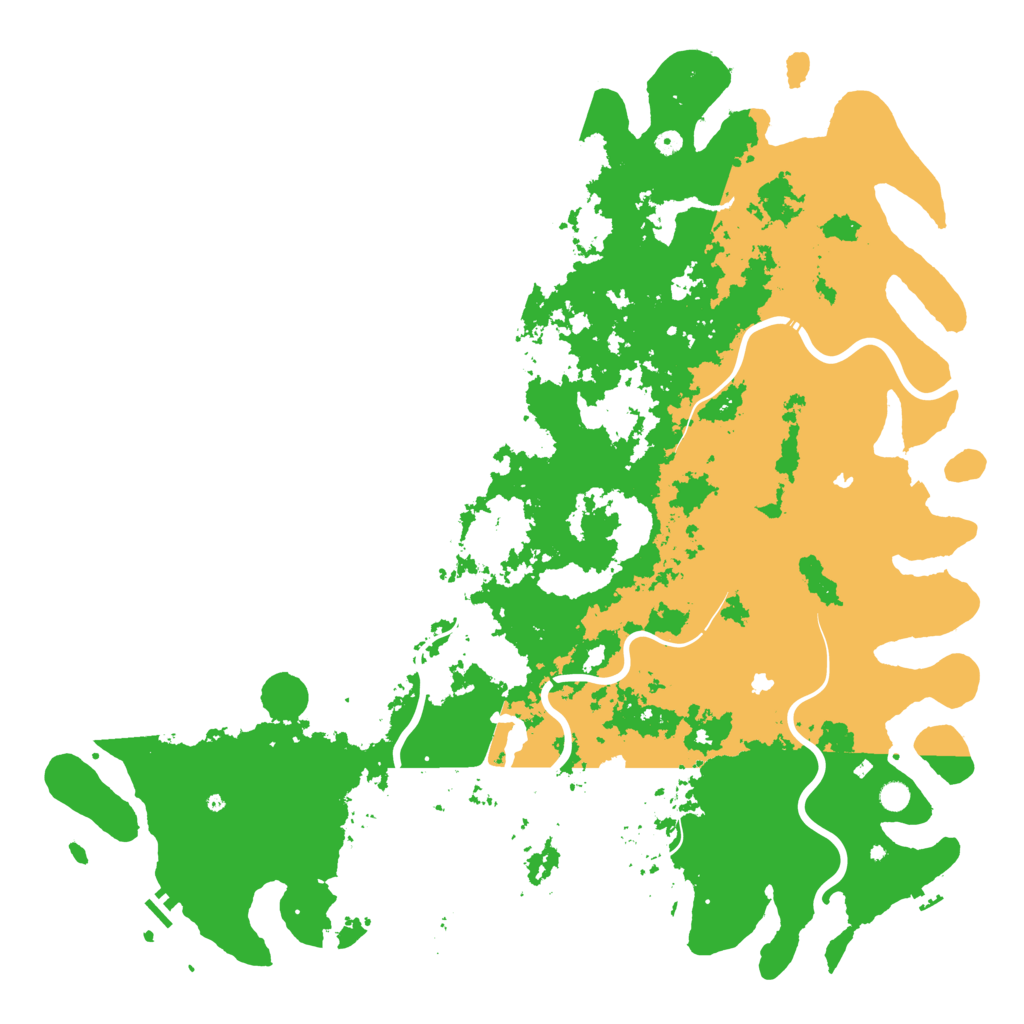 Biome Rust Map: Procedural Map, Size: 6000, Seed: 163527382