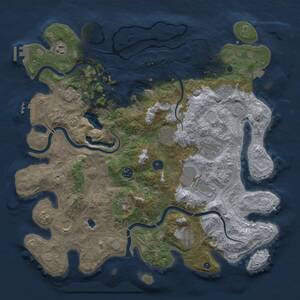 Thumbnail Rust Map: Procedural Map, Size: 4250, Seed: 1289664702, 18 Monuments