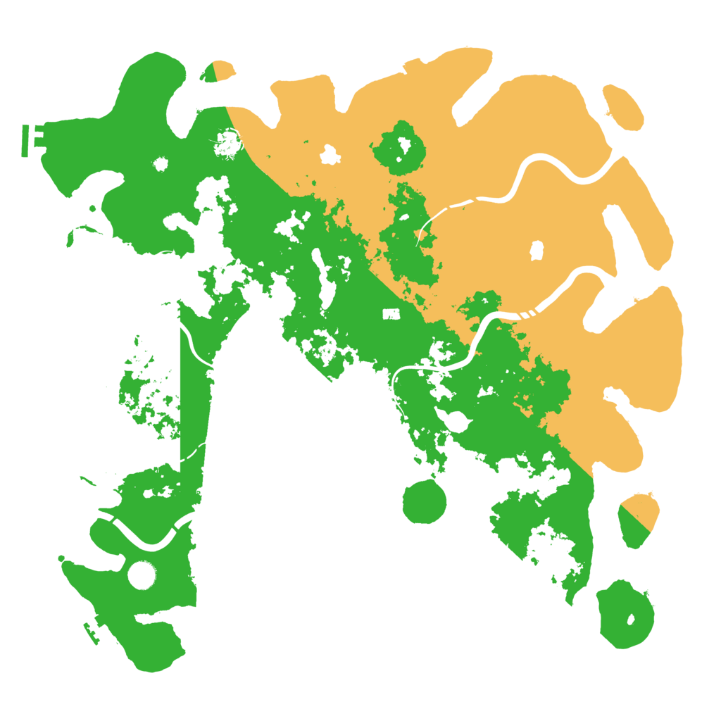 Biome Rust Map: Procedural Map, Size: 4500, Seed: 1720921873