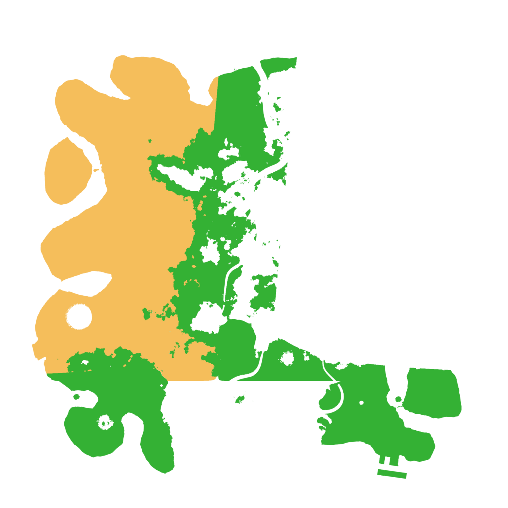 Biome Rust Map: Procedural Map, Size: 3500, Seed: 1100276768