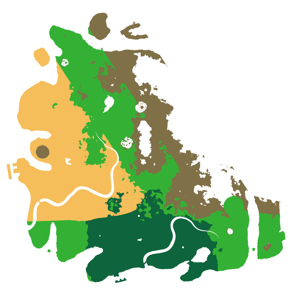 Biome Rust Map: Procedural Map, Size: 4000, Seed: 37860842