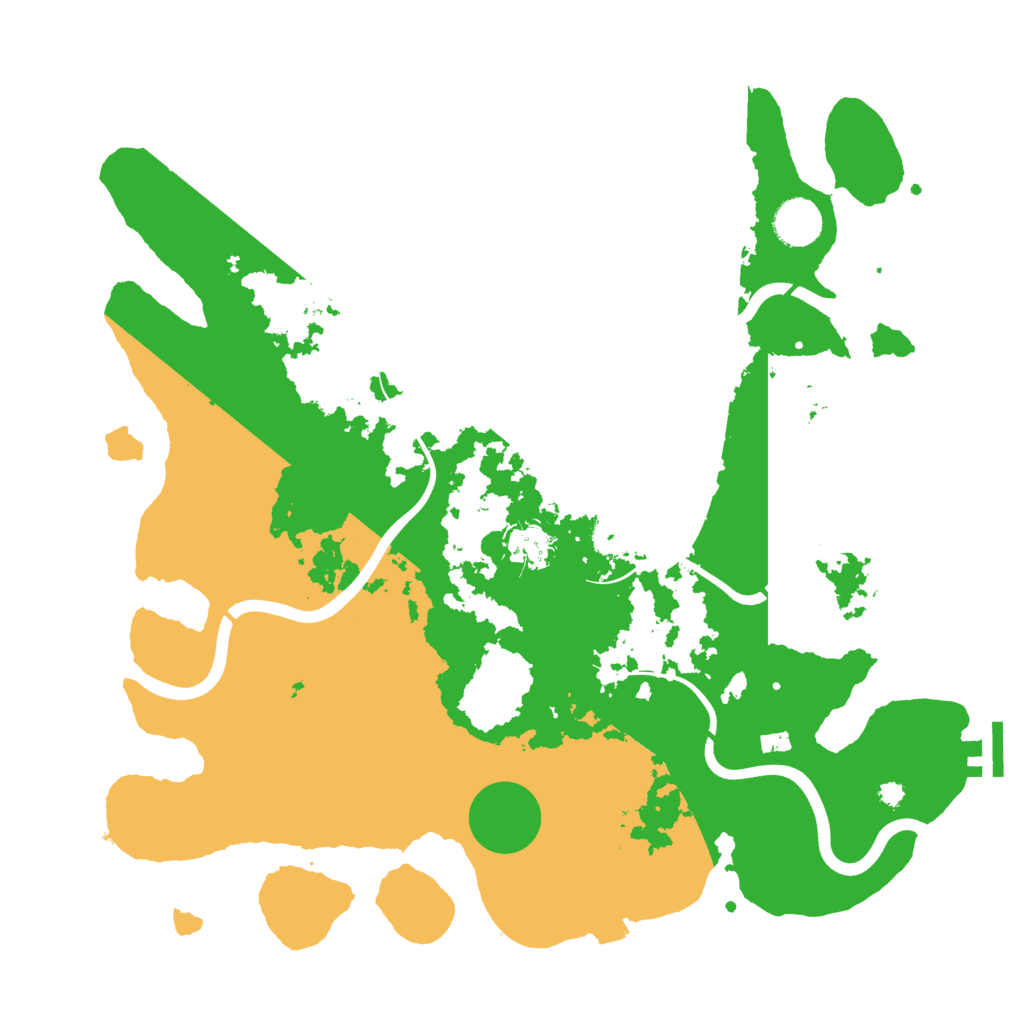 Biome Rust Map: Procedural Map, Size: 3750, Seed: 500023