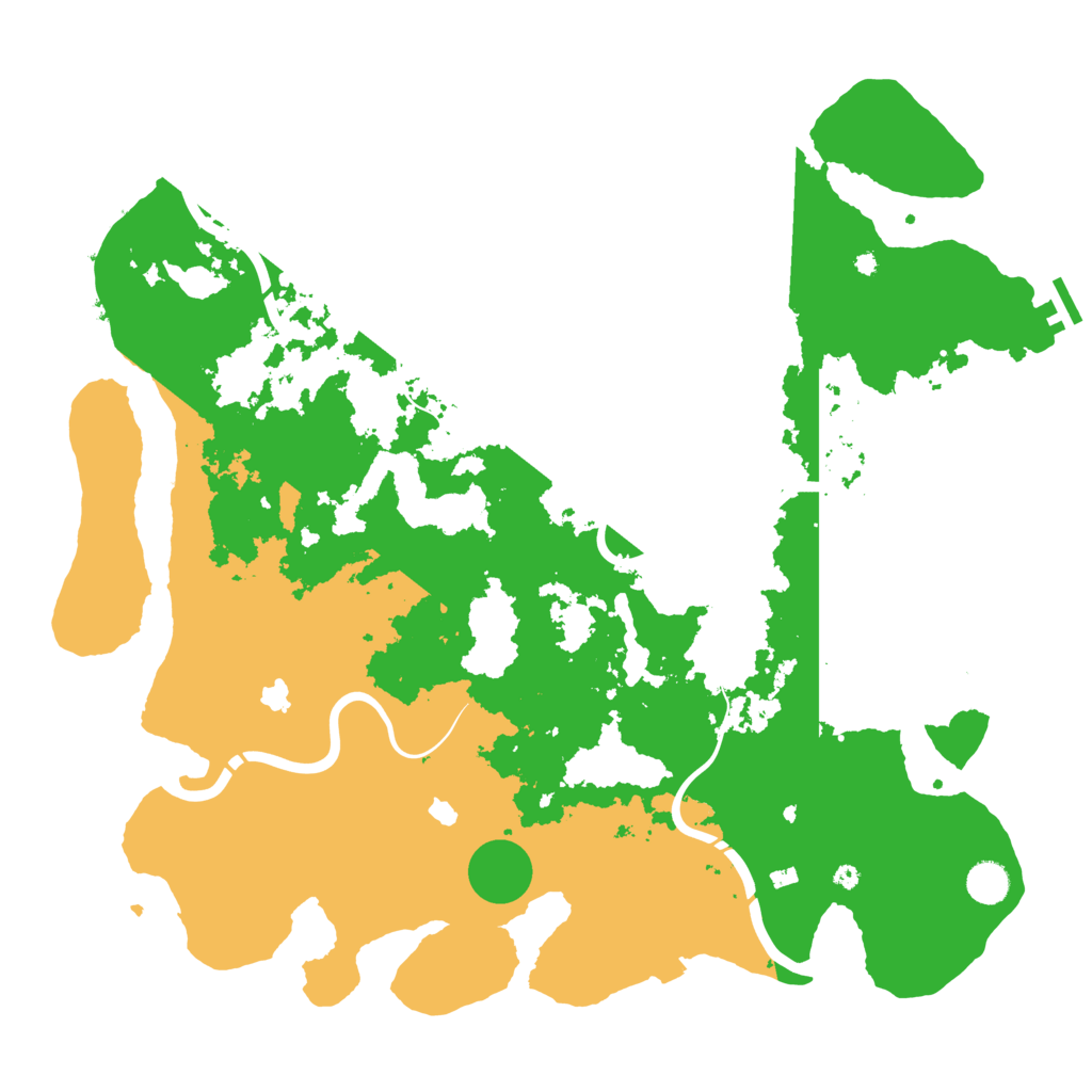 Biome Rust Map: Procedural Map, Size: 4500, Seed: 1476260937