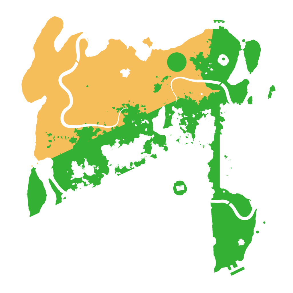 Biome Rust Map: Procedural Map, Size: 4000, Seed: 140012521