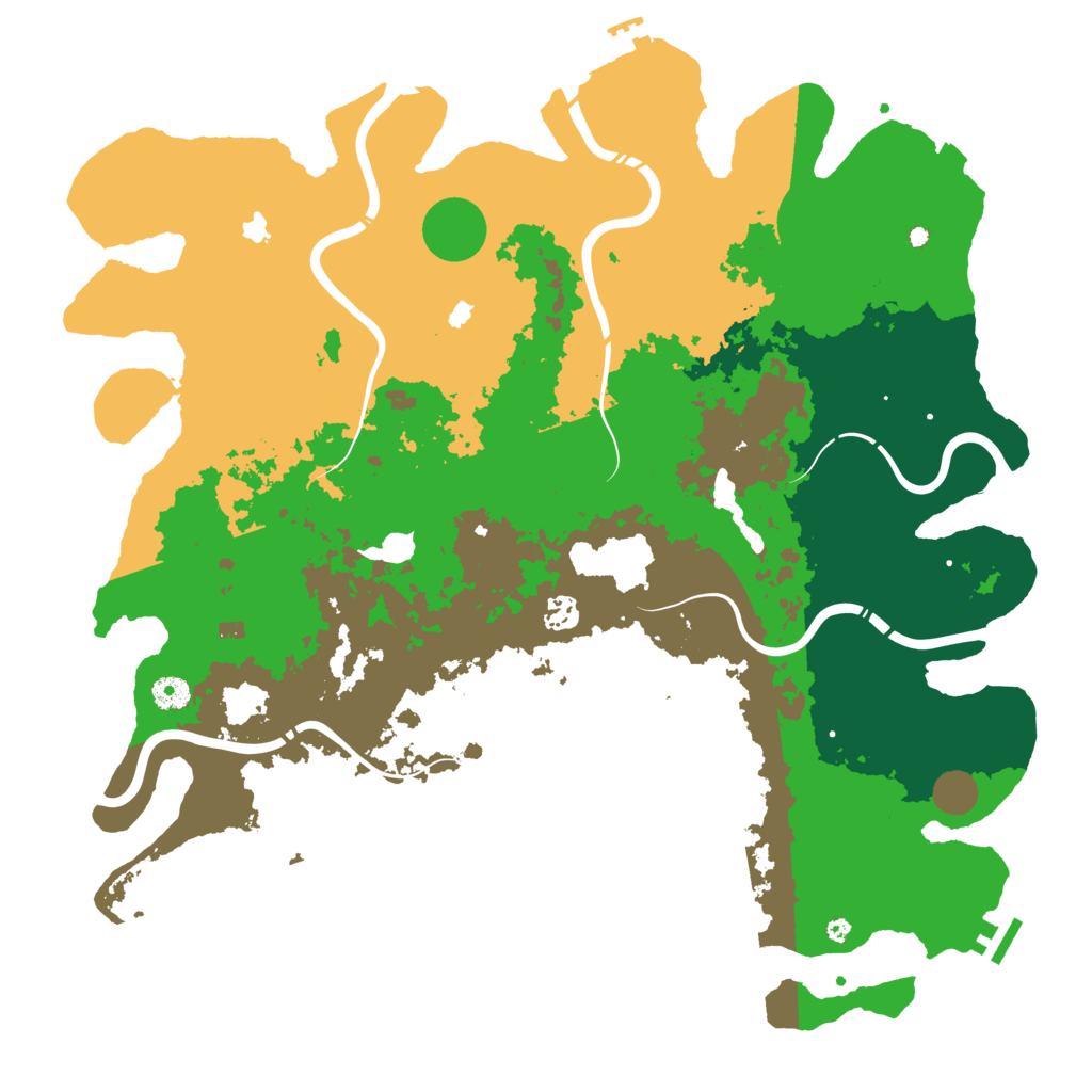 Biome Rust Map: Procedural Map, Size: 4500, Seed: 634656190