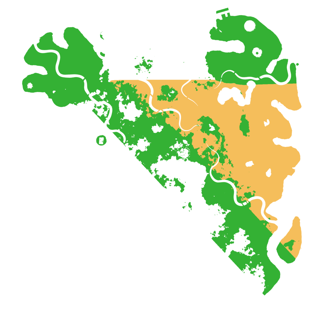 Biome Rust Map: Procedural Map, Size: 5000, Seed: 846571340