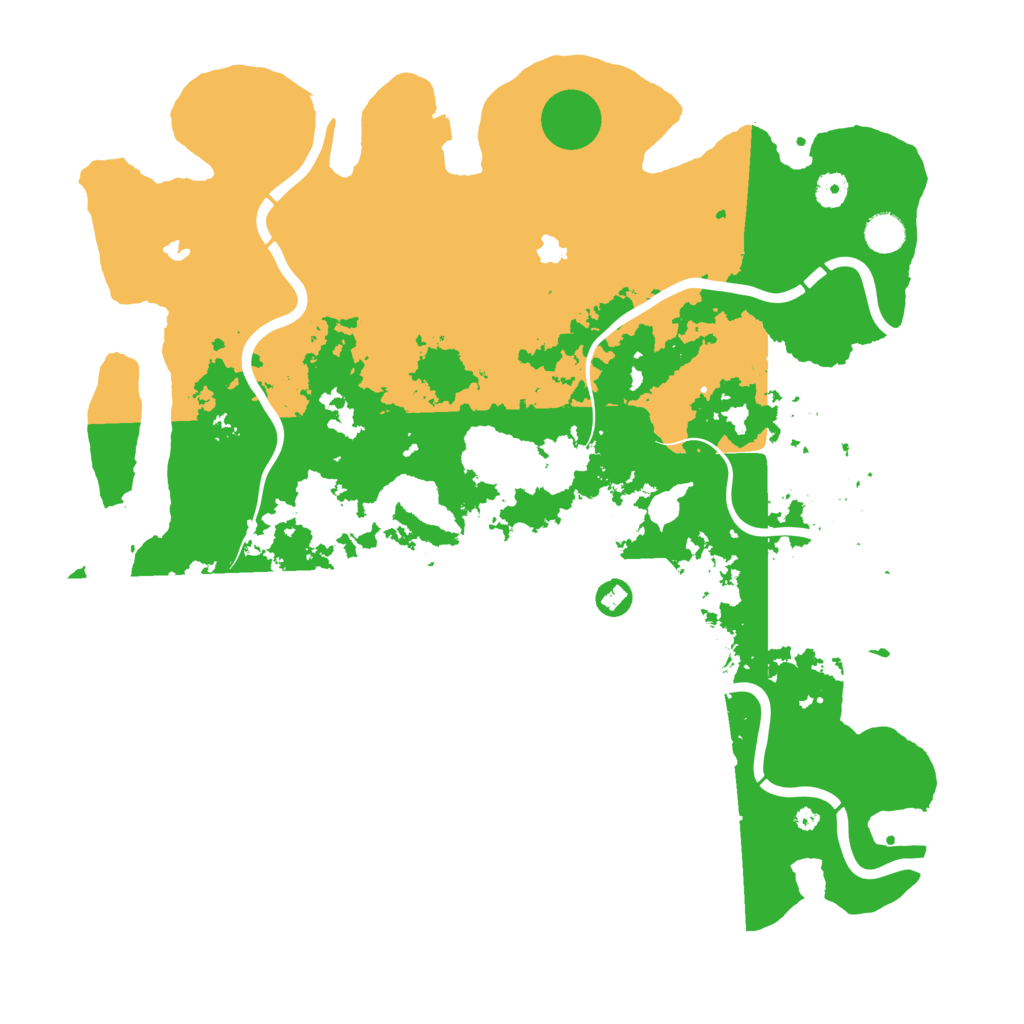Biome Rust Map: Procedural Map, Size: 4500, Seed: 1740091182