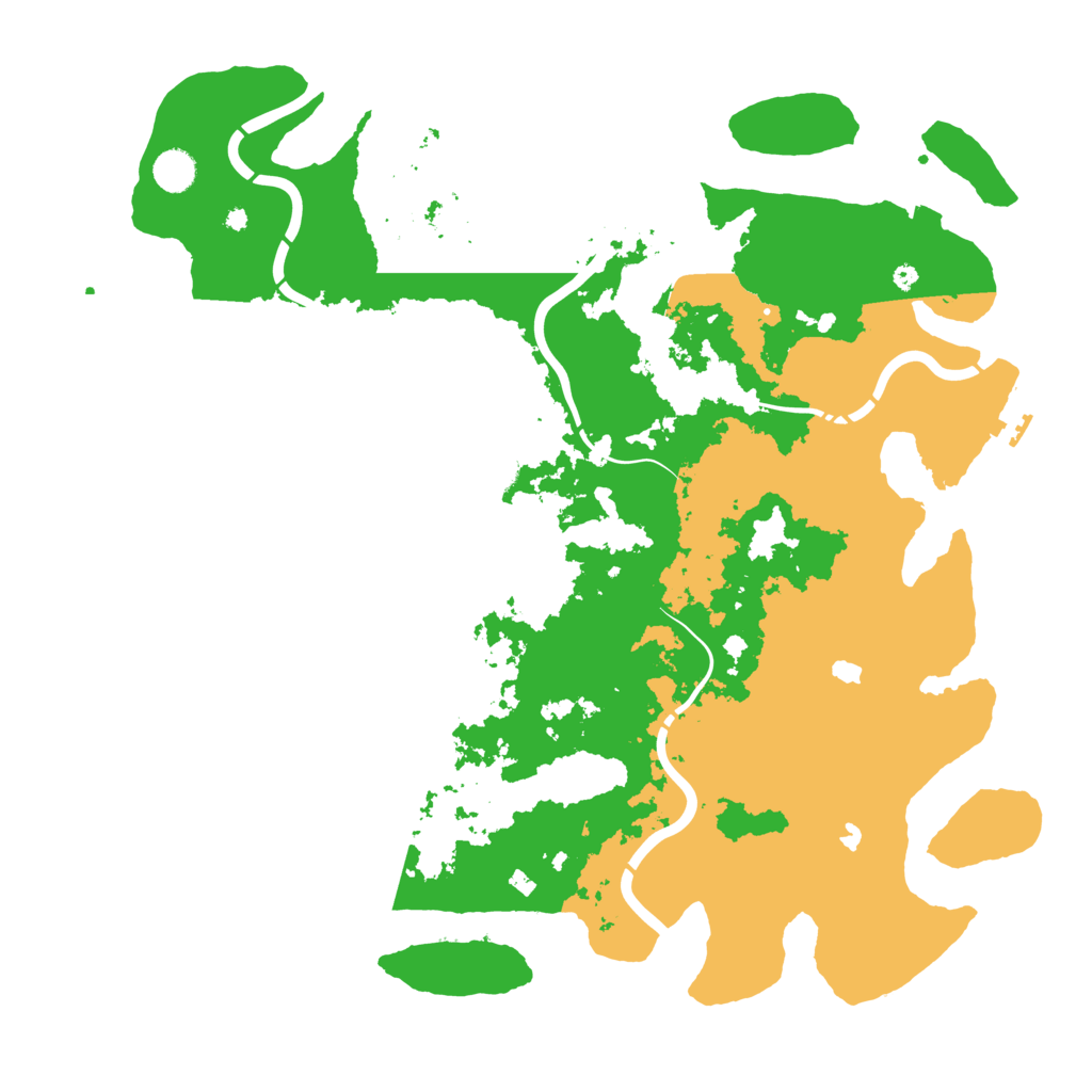 Biome Rust Map: Procedural Map, Size: 4500, Seed: 573420