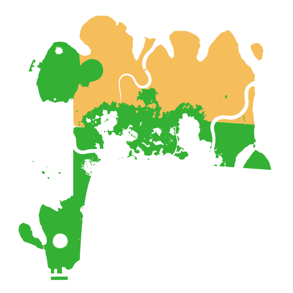 Biome Rust Map: Procedural Map, Size: 3500, Seed: 1479973971