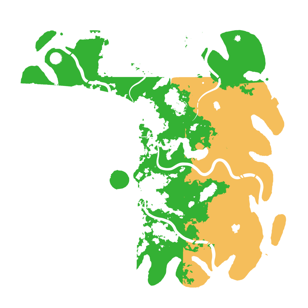 Biome Rust Map: Procedural Map, Size: 4500, Seed: 1824212321
