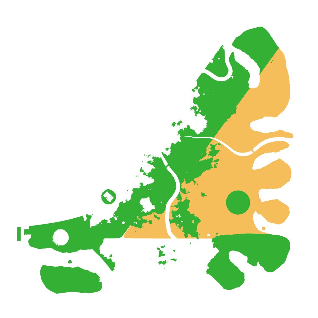 Biome Rust Map: Procedural Map, Size: 3500, Seed: 452009830