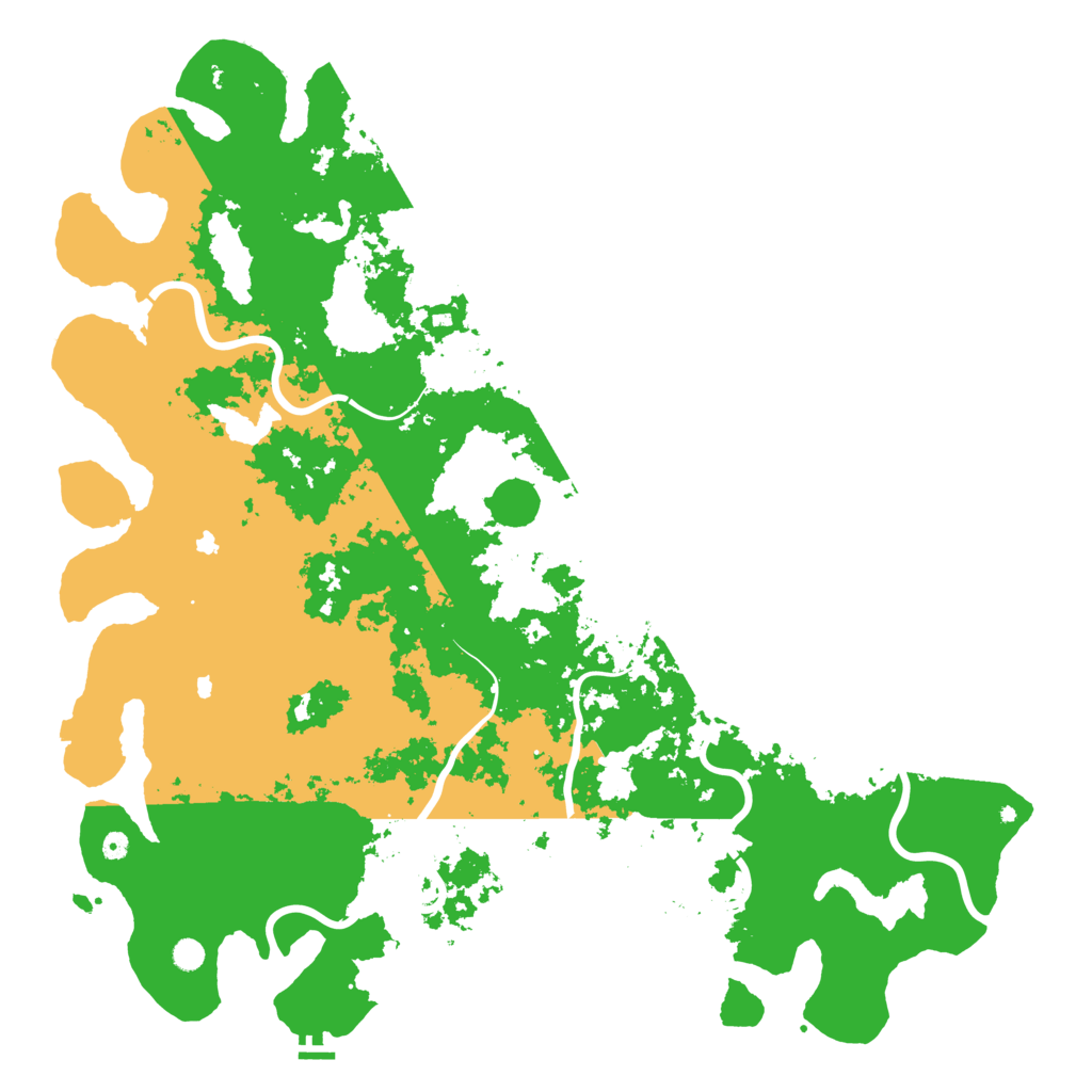 Biome Rust Map: Procedural Map, Size: 6000, Seed: 110223274