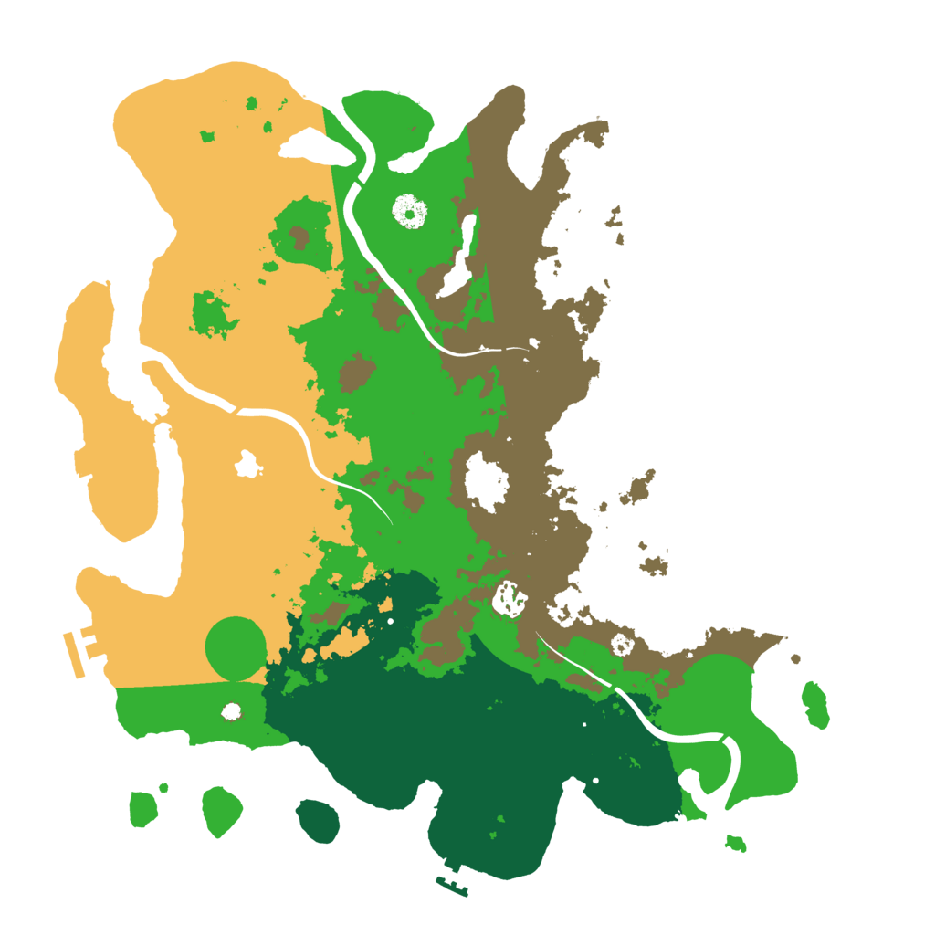 Biome Rust Map: Procedural Map, Size: 4050, Seed: 1275335302