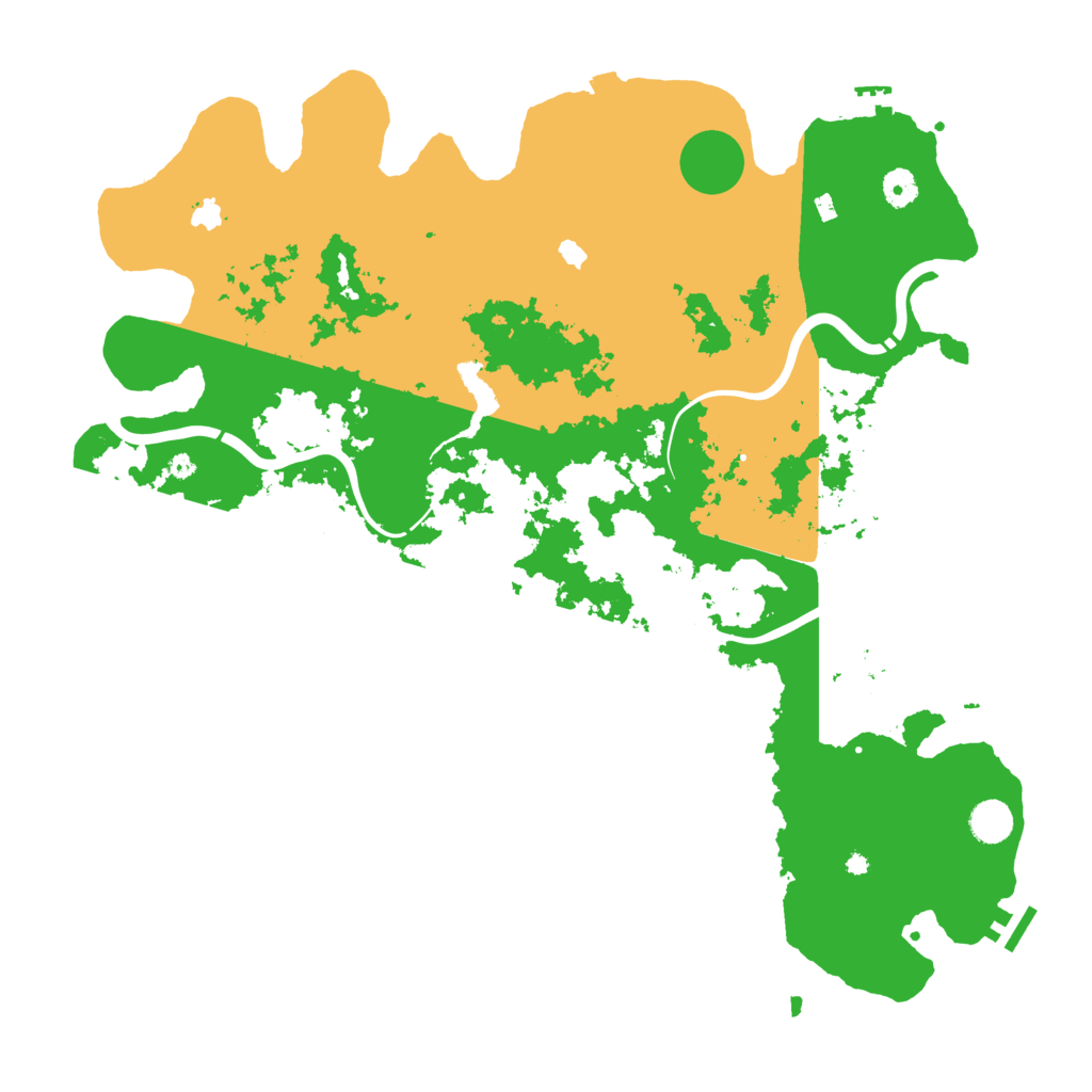 Biome Rust Map: Procedural Map, Size: 4500, Seed: 780089