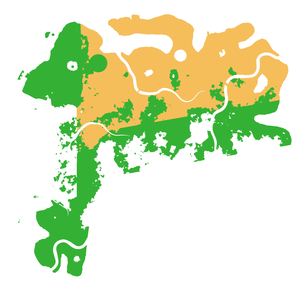 Biome Rust Map: Procedural Map, Size: 4500, Seed: 6566000