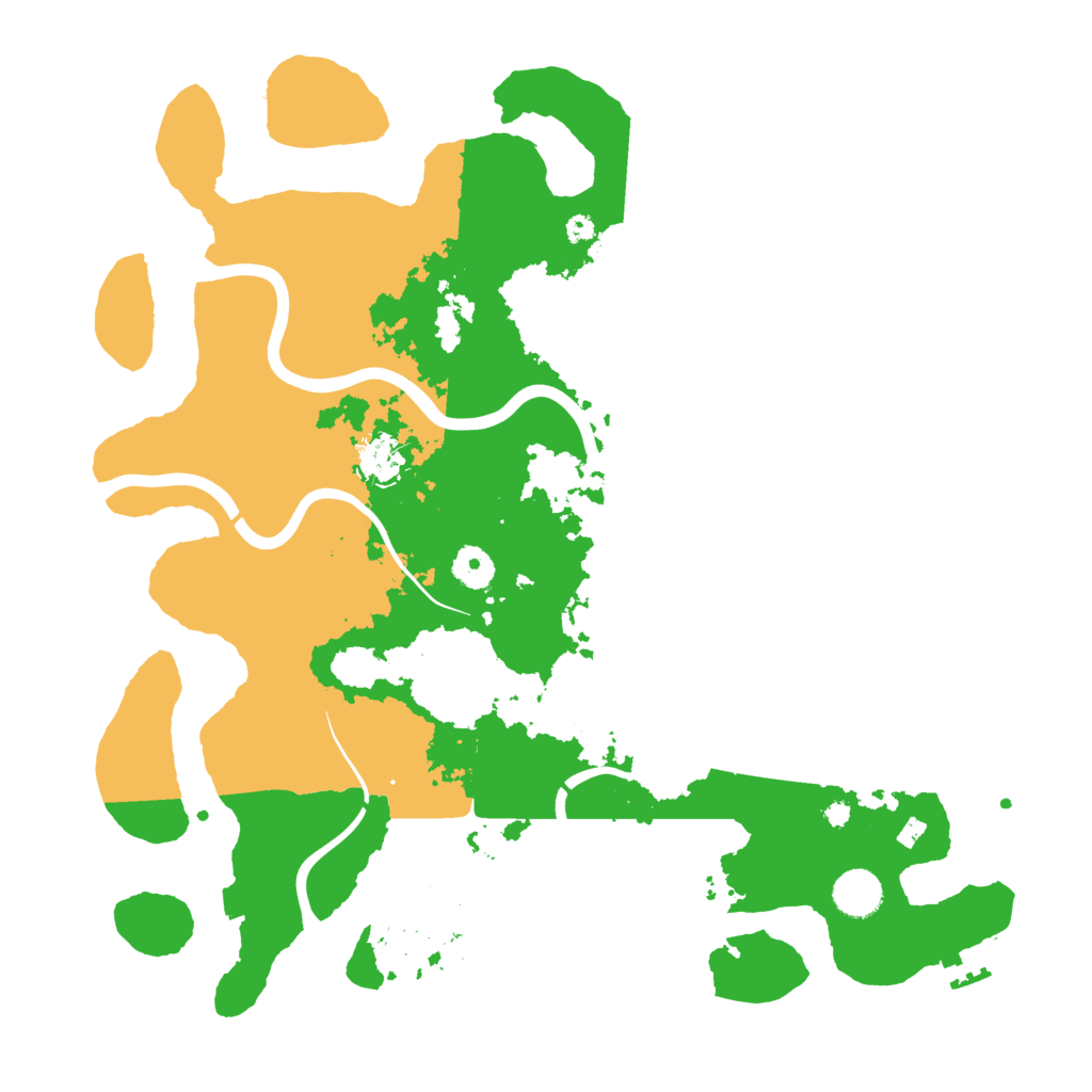 Biome Rust Map: Procedural Map, Size: 3950, Seed: 1288318544