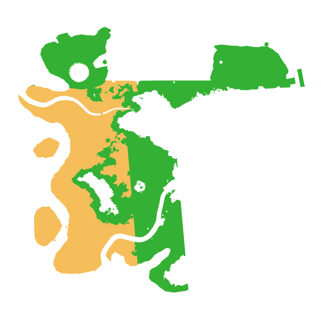 Biome Rust Map: Procedural Map, Size: 3000, Seed: 1981206846