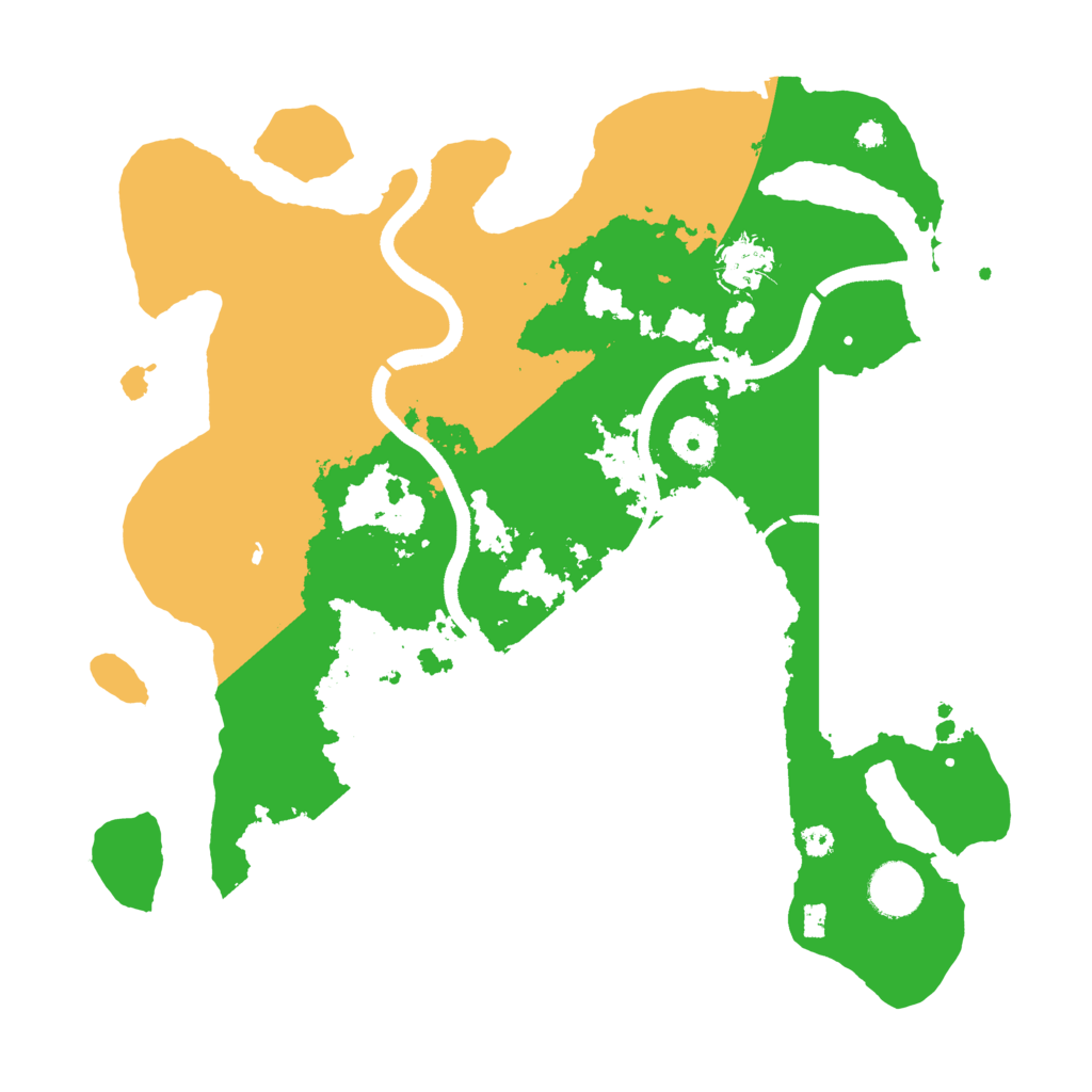 Biome Rust Map: Procedural Map, Size: 3500, Seed: 1408707136