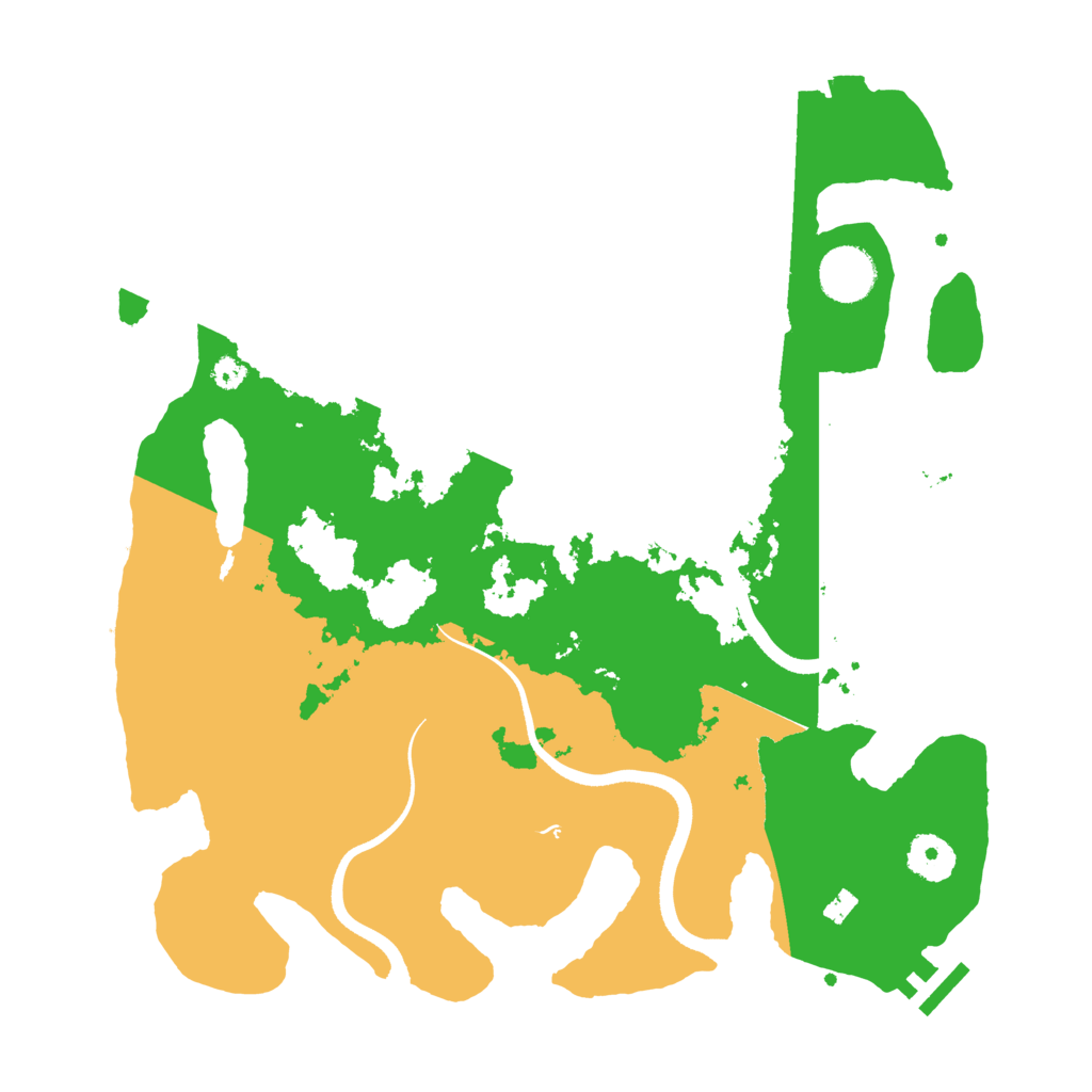 Biome Rust Map: Procedural Map, Size: 3500, Seed: 288596904