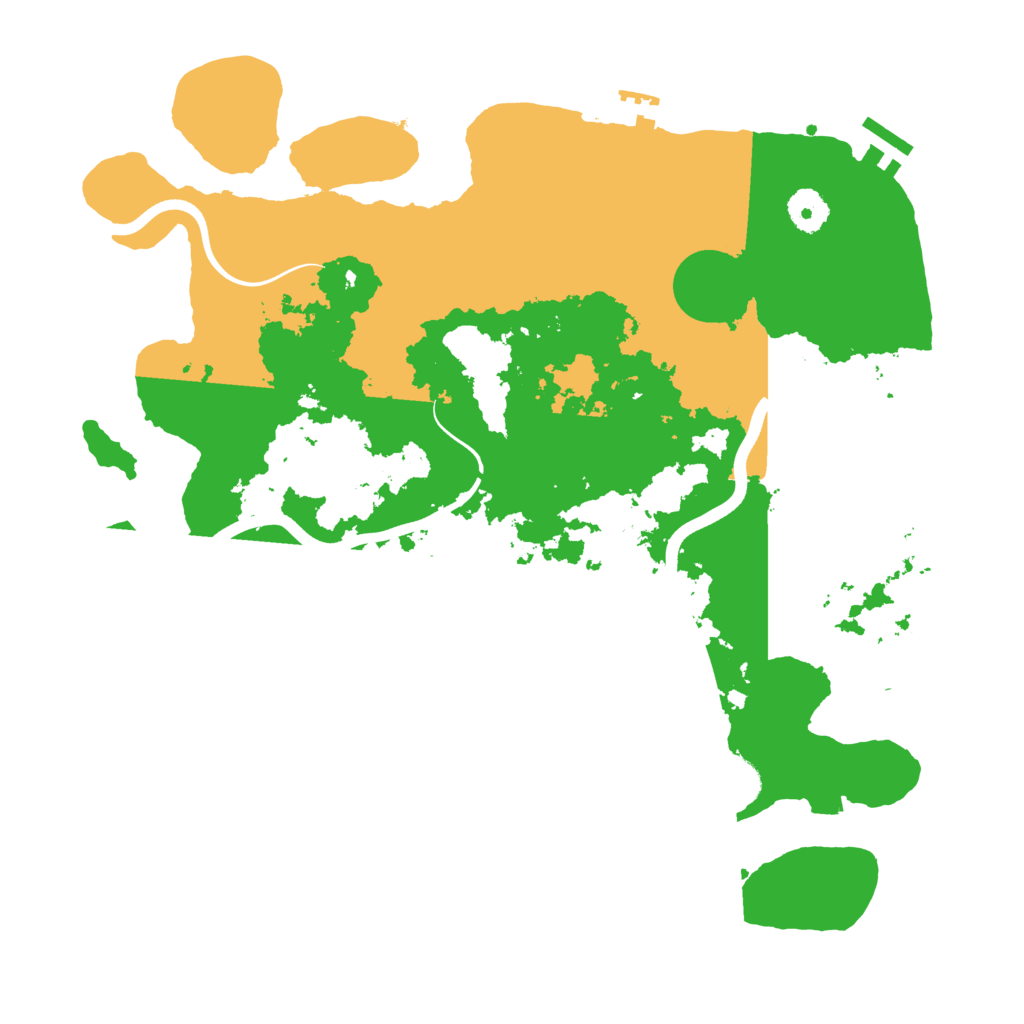Biome Rust Map: Procedural Map, Size: 3750, Seed: 1939817373