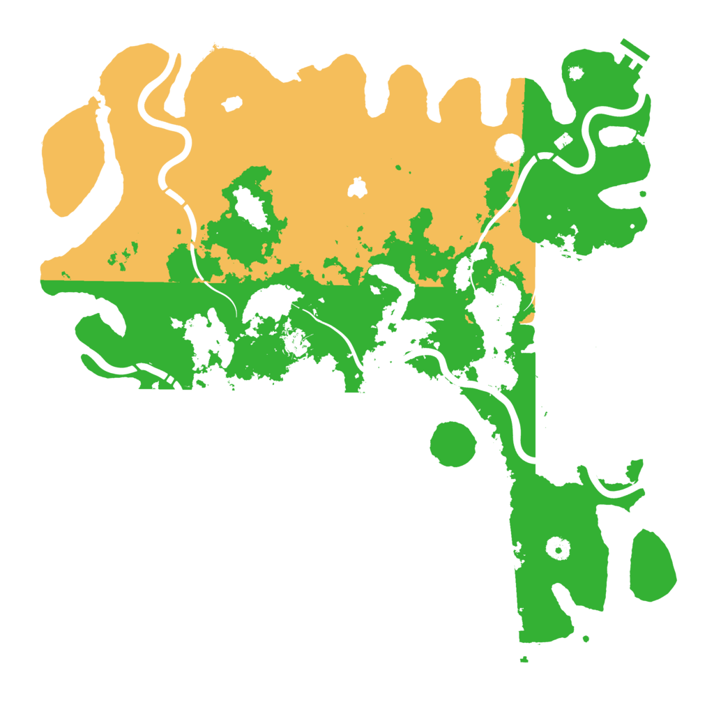 Biome Rust Map: Procedural Map, Size: 4500, Seed: 14622