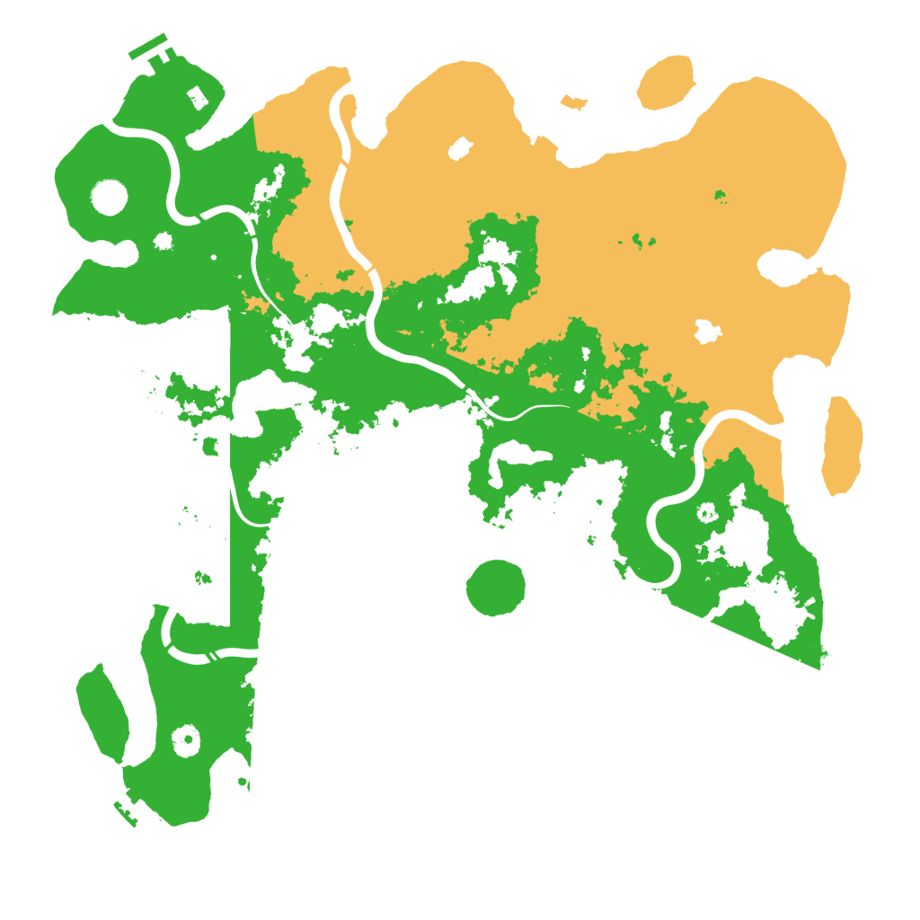 Biome Rust Map: Procedural Map, Size: 4500, Seed: 2019678213